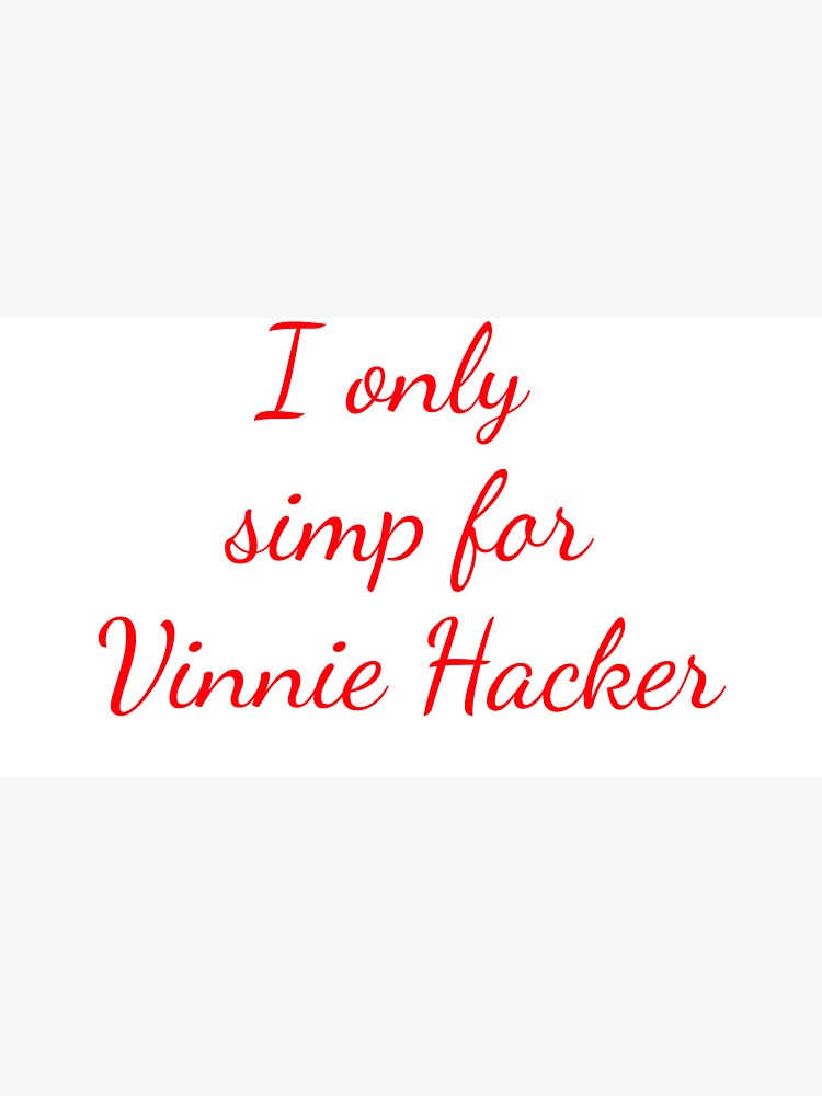 artwork Offical Vinnie Hacker Merch