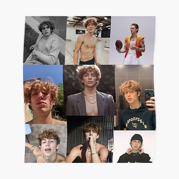 Vinnie Hacker collage Poster RB1208 product Offical Vinnie Hacker Merch