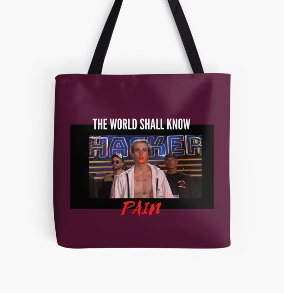 tb840x840medium-c1198600600-bgf8f8f8-28 The World Shall Know Pain - Vinnie Hacker - Naruto Reference All Over Print Tote Bag RB1208 product Offical Vinnie Hacker Merch