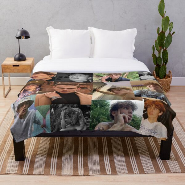 urblanket_medium_bedsquarex600.1-5 Vinnie Hacker collage Throw Blanket RB1208 product Offical Vinnie Hacker Merch